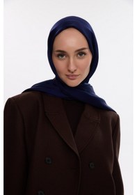Resim Mirsoy Scarf İdol Janjan Şal Lacivert 