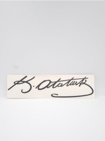 Resim SÜSLEN Atatürk Imzası Siyah K. Atatürk 
