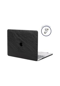 Resim Apple Uyumlu MacBook Pro Kılıf 13inç M1-m2, Leat01 Type-c'li Model A2338 A2289 A2251 A1706-08 A1989 A2159 İle Siyah 