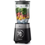 Resim Philips 2 LİTRE Problend Blender HR2228/90 5000 Cam Smoothie 800 W Siyah , BARDAK HEDİYELİ 