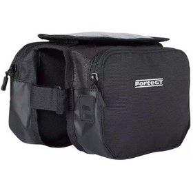 Resim Forte Gt 819 Kadro Üstü Telefonlu Heybe Bisiklet Çanta Siyah 