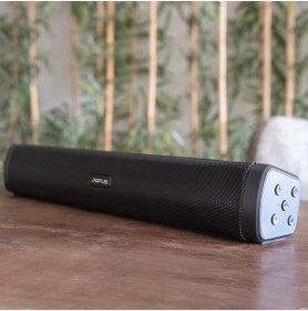 Resim Jopus Mirand Fm Radio Sd Kart Usb Ve Aux Destekli Çift Hoparlörlü Şarjlı Kablosuz Bluetooth Hoparlör Siyah 