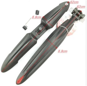 Resim Bisiklet Çamurluk Ön Arka Takım Seti Çamurluğu 