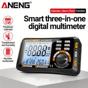 Resim ANENG 612 Akıllı Multimetre Gerçek Zamanlı Güç Kesme Ölçüm Test Cihazı AC/DC Ampermetre Voltmetre 4000 Sayım Dijital Multimetro Test Araçları 