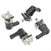 Resim Explosion1 Motosiklet Saddlebag Kol Kilit Cıvataları ve Fındık Kiti Harley Touring Dyna Cvo Yolu Glide Breakout Deluxe (Yurt Dışından) 