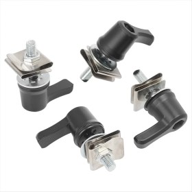 Resim Explosion1 Motosiklet Saddlebag Kol Kilit Cıvataları ve Fındık Kiti Harley Touring Dyna Cvo Yolu Glide Breakout Deluxe (Yurt Dışından) 