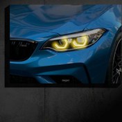 Resim BMW M2 Competition Araba Poster (Neon) 