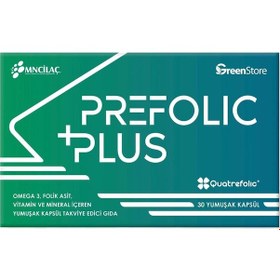 Resim Prefolic Plus 30 Yumuşak Kapsül 