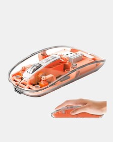 Resim Çift Modlu Kablosuz Bluetooth 5.0 + 2.4ghz Mouse 3 Cihaz Bağlantılı, Hızlı Geçiş Düğmeli 
