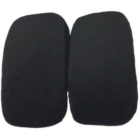 Resim Suntek Bellek Köpük Ev Sandalye Kol Dayama Pedleri Yastık Siyah 