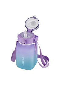 Resim Vagonlife Motivasyon Su Matarası 1100 ML Mor Mavi 