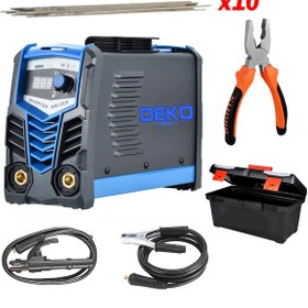 Resim DEKO TURKEY Mma201sx Çift Kartlı Soğutmalı Inverter Compact Dijital Göstergeli Kaynak Makinesi + Pense Hediye 