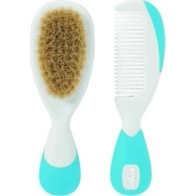 Resim Renklime Chicco Tarak-Fırça Seti -Mavi 8003670862420 