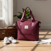 Resim fenomex Oxford Kumaş Portatif Seyehat Çantası Bordo 