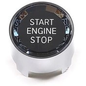 Resim 3M Bmw Tüm F Serisi- G30 Kristal Start Stop Tuşu Gümüş Gri (SİLVER) Oto Araba Parçaları 