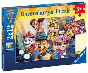 Resim Ravensburger 2x12 Parça Puzzle Paw Petrol 051519 