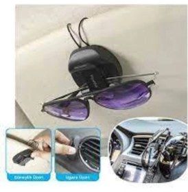 Resim Özgürce Pratik ve Şık Araç Gözlük Tutucu, Kolay Kullanım ve Güvenli Saklama Sağlar 