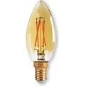 Resim CATA 4W AMBER RUSTİK BUJİ AMPUL E14 