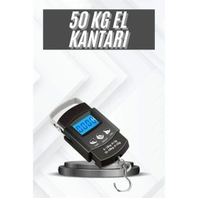 Resim Bucuks Mey Ithalat® Profesyonel El Terazisi El Kantarı 50 kg Dijital Göstergeli Tartı 