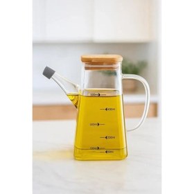 Resim Bambum Rafa Bambu Kapaklı Yağdanlık 550 ml 