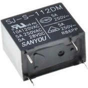 Resim Sj-s-112dm 4 Pinli Elektromanyetik Güç Rölesi-179190 
