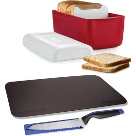 Resim Tupperware Kırmızı Ekmek Dünyası Seti 