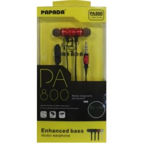 Resim Megatech Papada PA800 Kırmızı Renk Mikrofonlu Mıknatıslı Kulaklık 