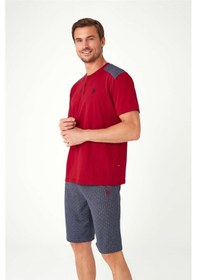 Resim U.s. Polo Assn. 12032 Erkek 3'lü Pijama Takım 001 