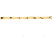 Resim Peugeot Uyumlu Yeni Nesil Bagaj Yazısı 