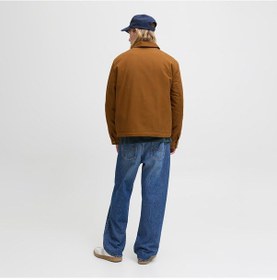 Resim Jack & Jones Dover Worker Erkek Kahverengi Ceket 12278797-mksr Kahverengi 
