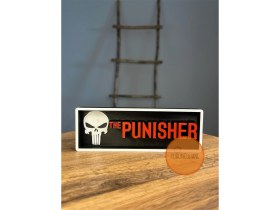 Resim Turuncuhane The Punisher Marvel Avengers Logo Masaüstü Dekor Figür Hediyelik Koleksiyon 17 cm 