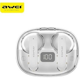 Resim Lasonstiges T86-beyaz Awei T86enc Kablosuz Bluetooth Kulaklık 4 Mikrofon Bluetooth Ipx6 Güçlü Su Geçirmez Bluetooth Kulaklık Enc Gürültü Azaltma 