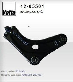 Resim VOTTO 12-05501 SALINCAK SAĞ 207 06- / C3 PICASSO ROTİLLİ 