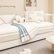 Resim 1 Adet Chenille Kaymayan Koltuk Örtüsü/Yastık Kılıfı, Düz Renk Oturma Odası Yatak Odası Koltuk Örtüsü, Yastık Kılıfı Veya Kol Örtüsü Olmadan Yumuşak Örtü Koltuk Örtüsü, Ev Dekoru 