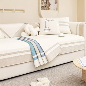 Resim 1 Adet Chenille Kaymayan Koltuk Örtüsü/Yastık Kılıfı, Düz Renk Oturma Odası Yatak Odası Koltuk Örtüsü, Yastık Kılıfı Veya Kol Örtüsü Olmadan Yumuşak Örtü Koltuk Örtüsü, Ev Dekoru 