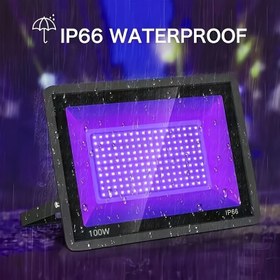 Resim Uv Siyah Işık, Parlayan Parti Siyah Işık, Avrupa Fişli + Anahtar + 147cm Kablo ile Siyah Işık Sel Işığı, Açık Hava Siyah Işık, 30W/50W/100W IP66, Gece Işığında Parlayan, Açık Hava Partisi, Cadılar Bayramı, Sevgililer Günü, Vücut Boyaması 