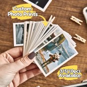 Resim 10 Adet Kişiselleştirilmiş Fotoğraf Baskı Paketi - Kendi Resimlerinizle Özel Hediye, Sevgililer Günü, Çiftler İçin Yıl Dönümü Doğum Günü Evlilik Anısı İçin Su Geçirmez & Tekrar Kullanılabilir Modern Minimalist Desenli DIY Albüm Scrapbook Parti Süslemeleri İçin Kolay Online Platform (Kağız) 