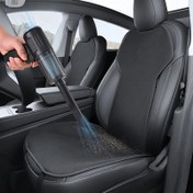 Resim 1 Adet Geliştirilmiş Çok Fonksiyonlu El Tipi Vakum Temizleyici, USB Şarjlı, Kompakt Mini, Yüksek Güçlü Emiş, Dahili Aksesuar Seti ile Birlikte - Araba/Ev ve Ofis Temizliği için Uygun, Tek Tıklamayla Kolay Kullanım Dayanıklı Kablosuz 