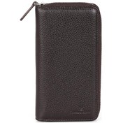 Resim Daniel Klein Dkl3016-3 Çanta Formunda Geniş Hacimli Fermuarlı Kahverengi Kadın Cüzdan&kartlık Kahverengi 