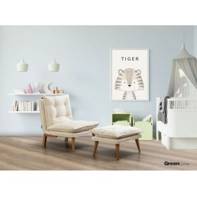 Resim Green Corner Orchy Yataklı Puflu Berjer 