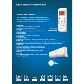 Resim Daylux R32 A++ 9000 BTU Split Duvar Tipi Klima 