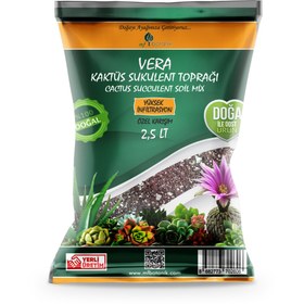 Resim MF Botanik Kaktüs Sukulent 3 Lü Dikim Seti - Dikim Seti (4 Parça) - Toprak (2,5 Lt) - Besin (500 Ml) 