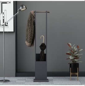 Resim Lagomood Joline Şemsiyelik Askılık Antrasit Ceviz Antrasit - Ceviz 