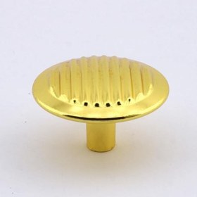 Resim 10 Adet Prizma Yuvarlak Kulp Mobilya Mutfak Dolabı Çekmece Dolap Kulplar Kapak Kulp Kulbu Metal Gold 