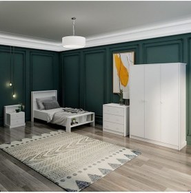 Resim Life Genç Odası Takımı Beyaz Beyaz 
