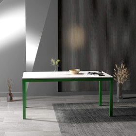 Resim Melan Yemek Masası & Toplantı Masası - Yeşil / L 