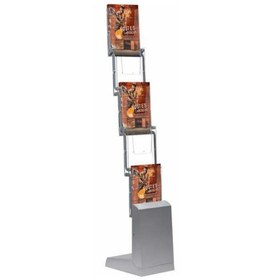 Resim Displayevi Portatif Zig Zag Broşürlük Standı 5 X A4 