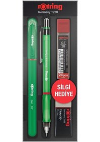 Resim Rotring Visuclick + Jel Okul Seti 0.7 Mm Yeşil 
