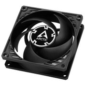 Resim Arctic P8 Pwm Pst 80Mm Siyah Kanat Siyah Çerçeve Kasa Fanı 