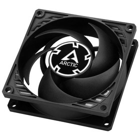 Resim Arctic P8 Pwm Pst 80Mm Siyah Kanat Siyah Çerçeve Kasa Fanı 